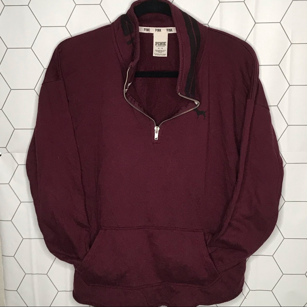 Pink Half Zip